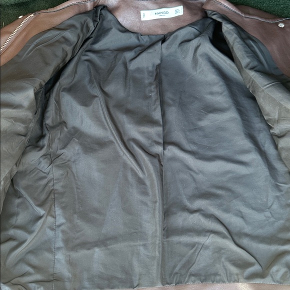 Mango leather jacket Large - Picture 4 of 8